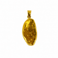 23kt Natural Gold Nugget Pendant