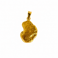 23kt Natural Gold Nugget Pendant