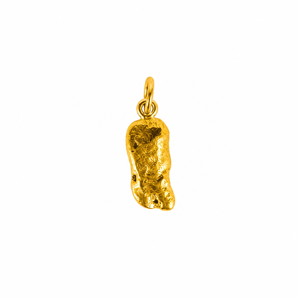 23kt Natural Gold Nugget Pendant