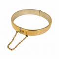 9kt Gold Hinge Bangle