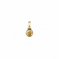 Small Yellow Gold Filled Bezel Pendant