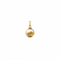 Medium Yellow Gold Filled Bezel Pendant