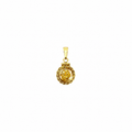 Small Yellow Gold Filled Bezel Pendant