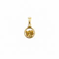 Medium 14ct Gold Bezel Pendant