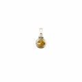 Medium Sterling Silver Bezel Pendant