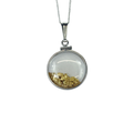 X-Large Sterling Silver Plain Bezel Pendant