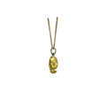 23kt Natural Gold Nugget Mounted Pendant