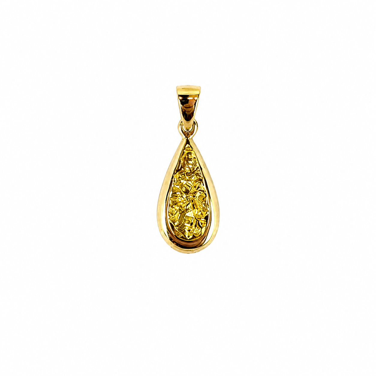 14kt Gold Teardrop Shape Pendant