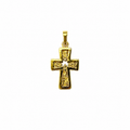 18kt Cross Pendant