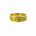 14kt Men's Ring - 23kt Natural Gold Nugget - X.5